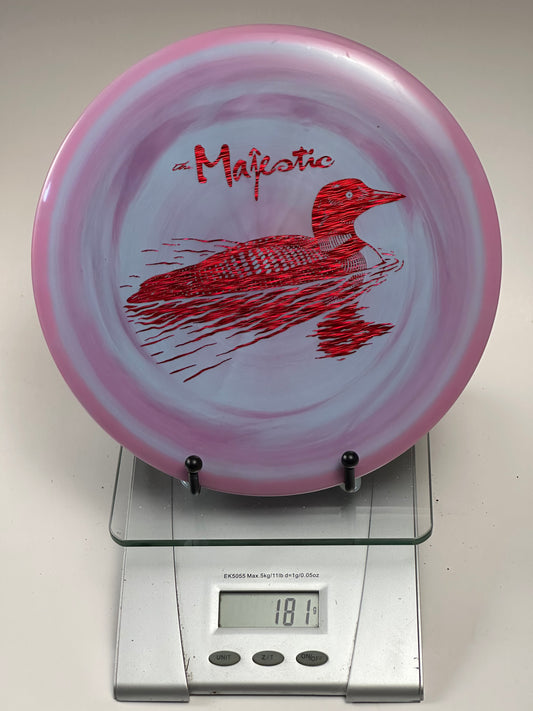 Discraft Buzzz ESP Swirl Midrange – Majestic Loon Stamp