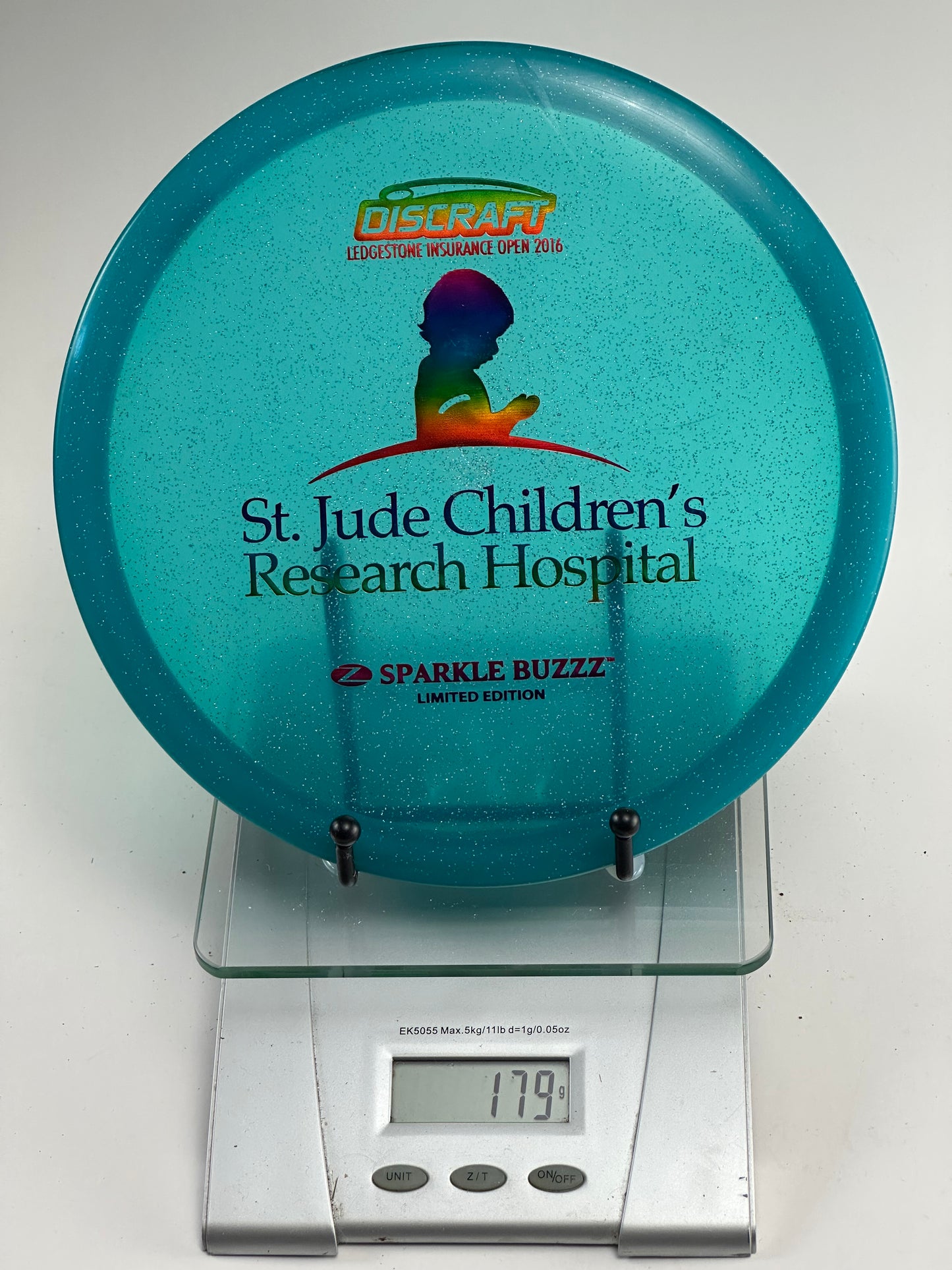 Discraft Buzzz Z Sparkle (St. Jude / Ledgestone 2016) Teal