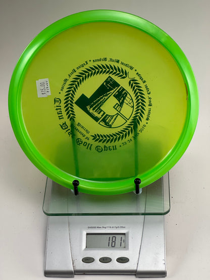 Discraft Z Buzzz Midrange | 2016 Titan Disc Golf Open Stamp | Translucent Green