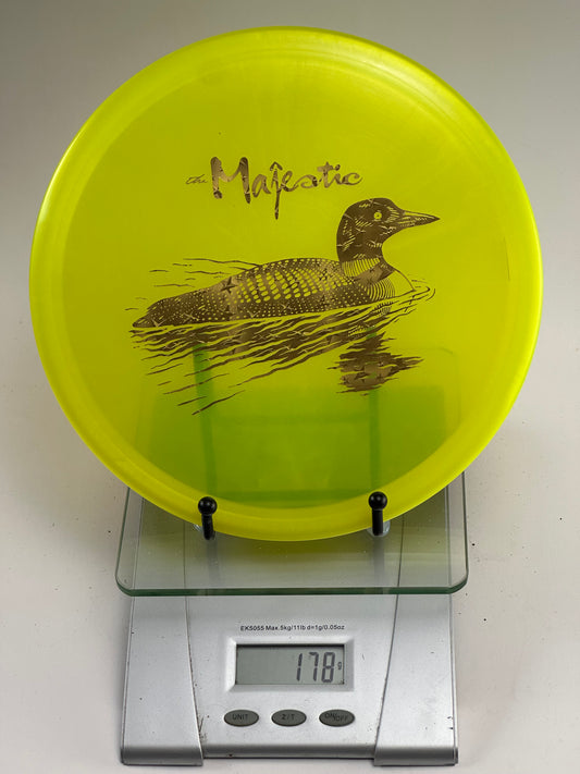 Discraft Z Buzzz Midrange (The Majestic Loon Stamp) Transparent Yellow