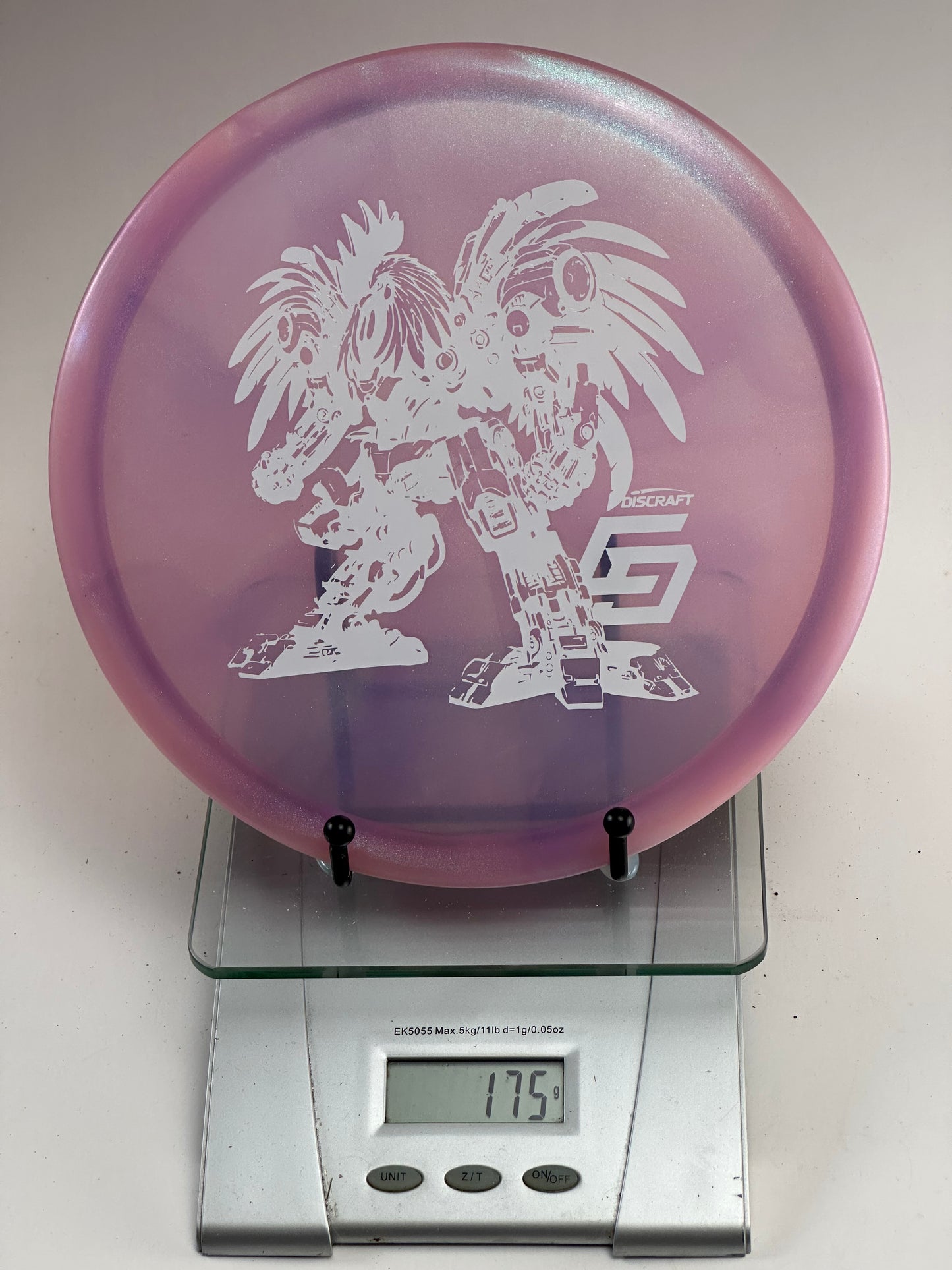 Discraft Buzzz Z Midrange | Transparent Purple | Robot Stamp | 175g