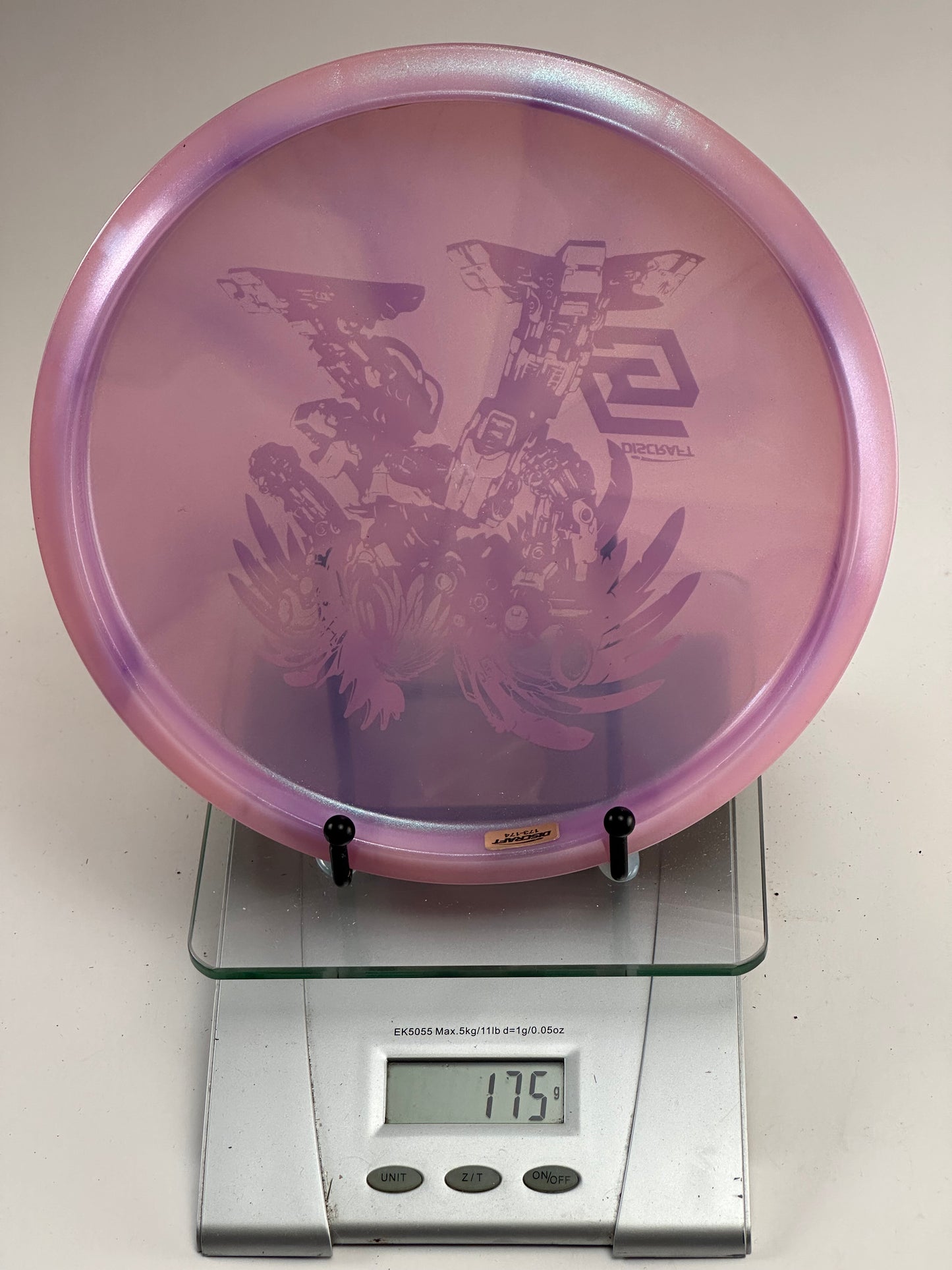 Discraft Buzzz Z Midrange | Transparent Purple | Robot Stamp | 175g