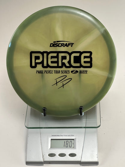 Discraft Buzzz Paige Pierce Tour Series Z (Swirly Transparent Green)