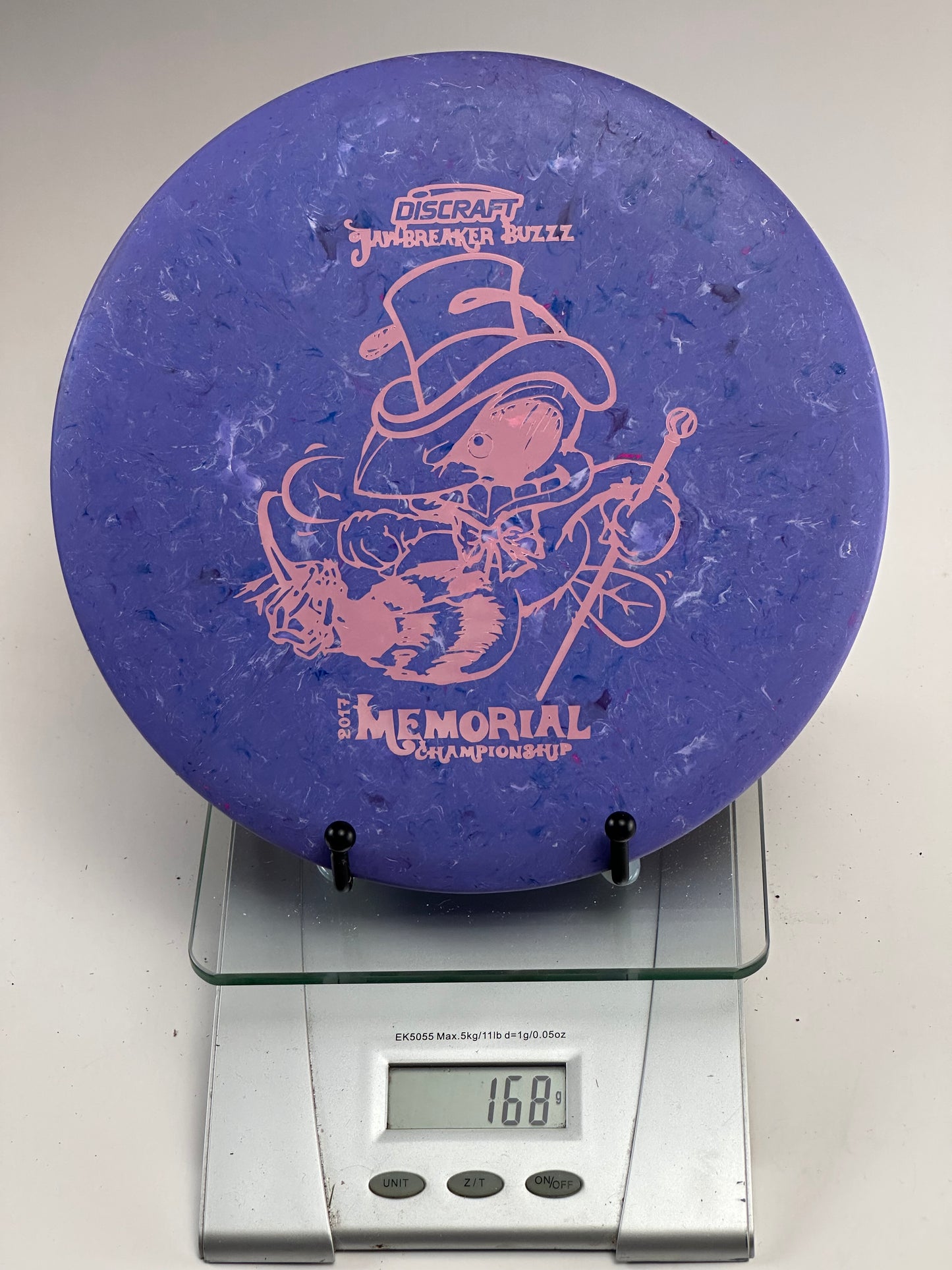 Discraft Jawbreaker Buzzz 2017 Memorial Championship Stamp Purple Midrange