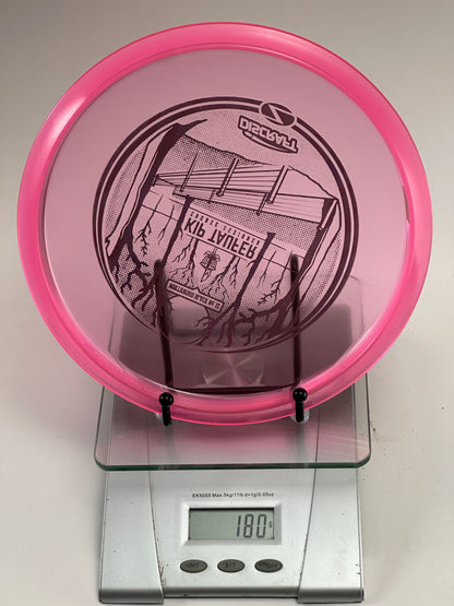 Discraft Z Buzzz Midrange – Northwood Black No. 12 Kip Taufer Stamp, Pink