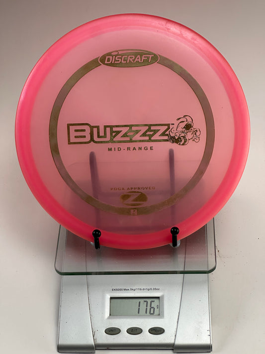 Discraft Buzzz Z Midrange | Transparent Pink | Gold Foil