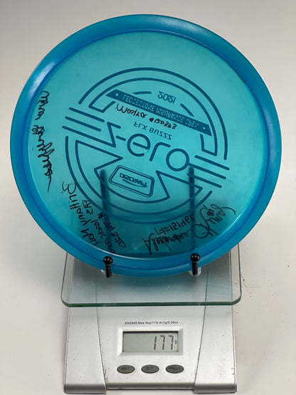Discraft Buzzz Z Glo FLX (2021 Ledgestone) Blue Signed Midrange