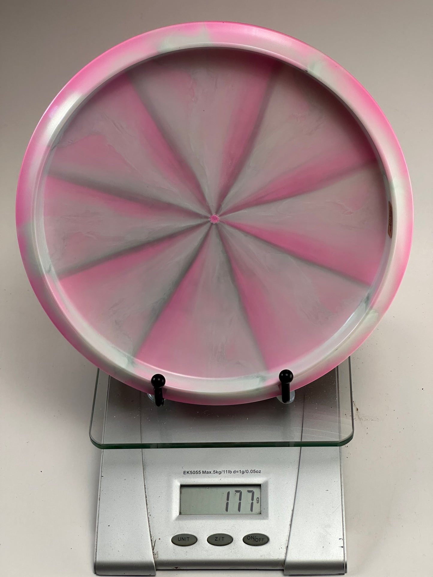 Discraft Buzzz Z Swirl Midrange (Signed) 177g Pink/White Swirl