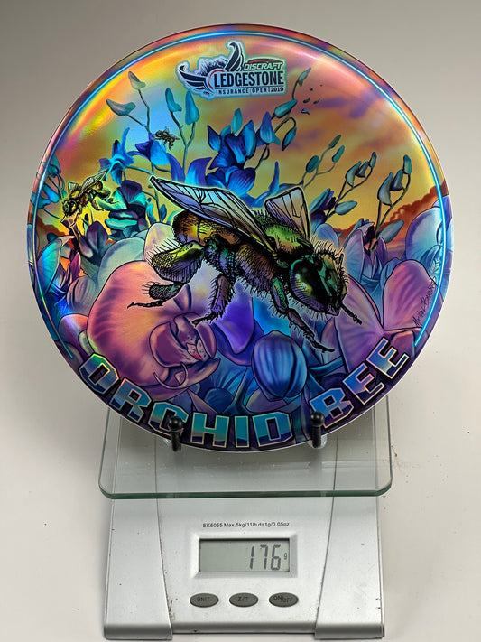 Discraft ESP Buzzz 2019 Ledgestone Orchid Bee Full-Color Stamp