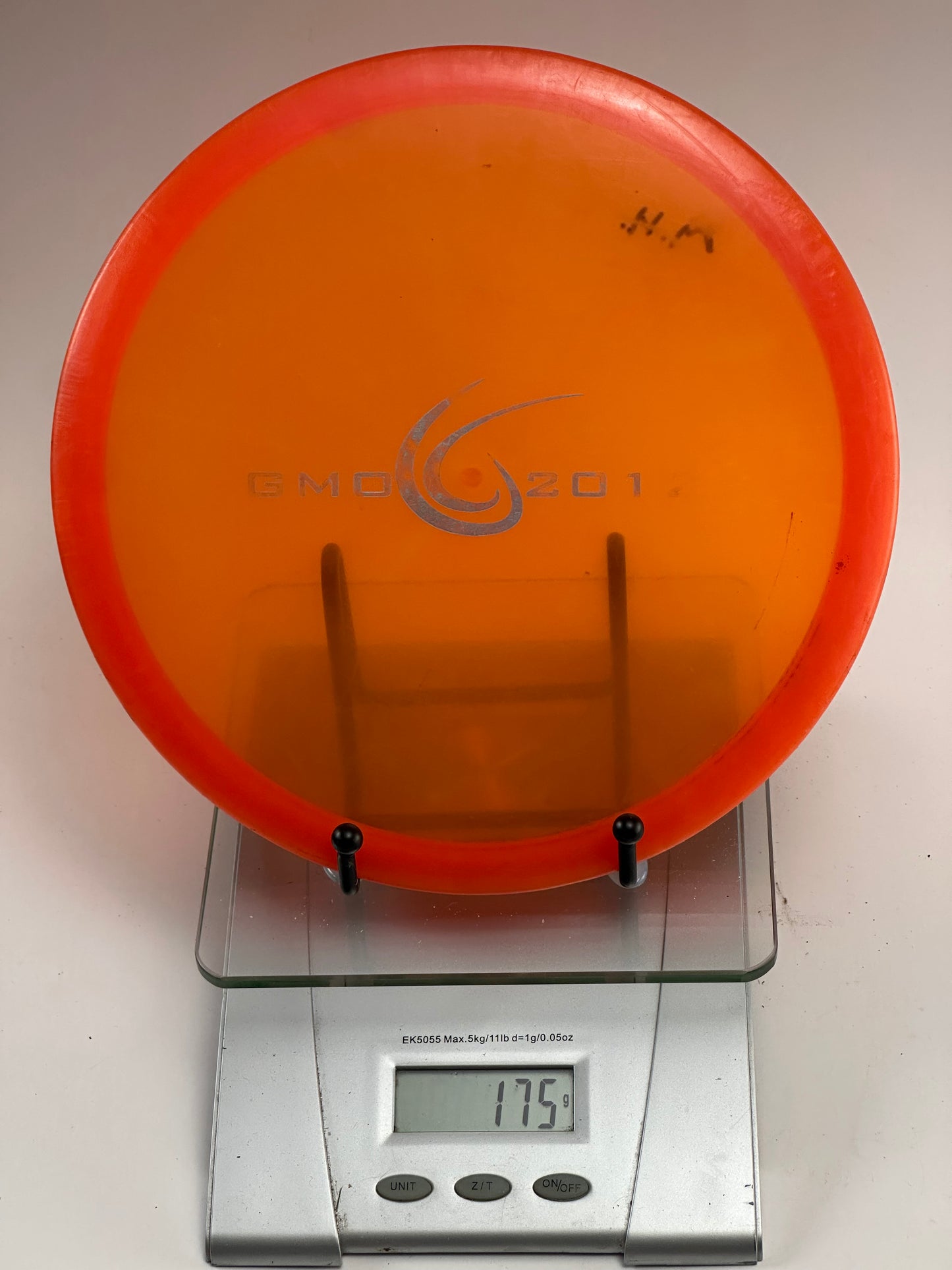 Discraft Z Buzzz GMO 2015 Midrange – Translucent Orange/Red Rim