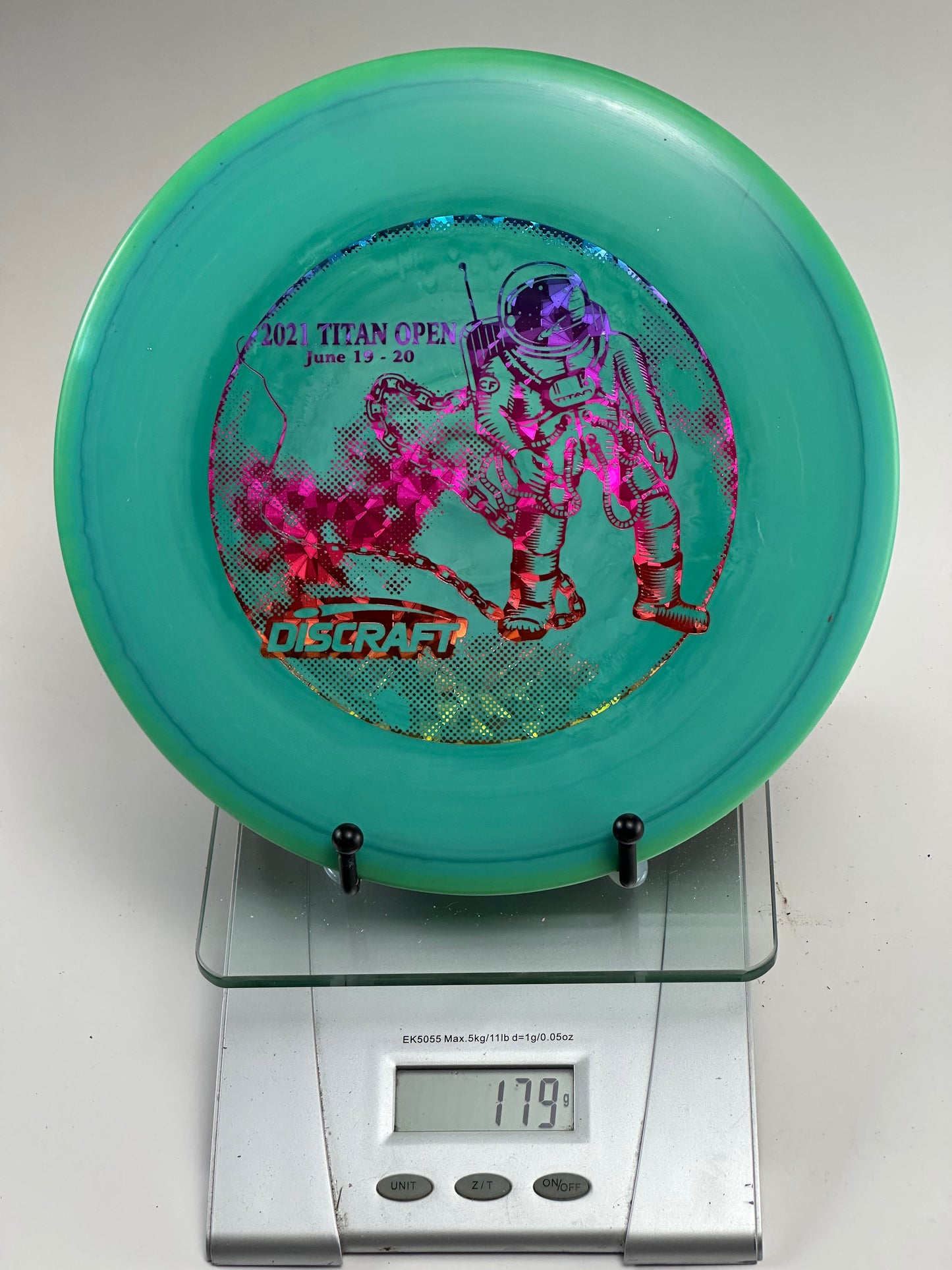 Discraft ESP Buzzz Midrange (2021 Titan Open Astronaut Stamp) Teal