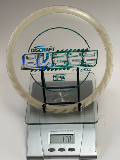Discraft Buzzz MEGA Z GLO (2021 Ledgestone) Clear/Glow Rim