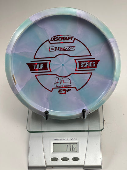 Discraft ESP Buzzz Nate Doss Tour Series Swirly Blue/Lavender Midrange