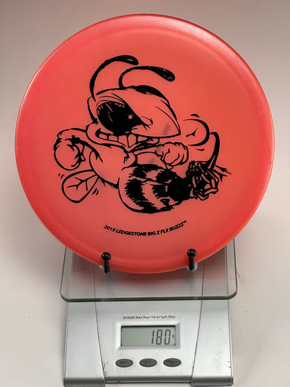 Discraft Big Z FLX Buzzz Big Z FLX plastic 2015 Ledgestone cartoon bee stamp orange midrange