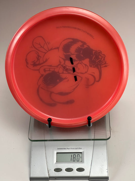 Discraft Big Z FLX Buzzz Big Z FLX plastic 2015 Ledgestone cartoon bee stamp orange midrange