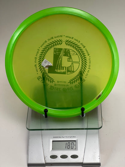 Discraft Z Buzzz Midrange | 2016 Titan Disc Golf Open Stamp | Neon Green