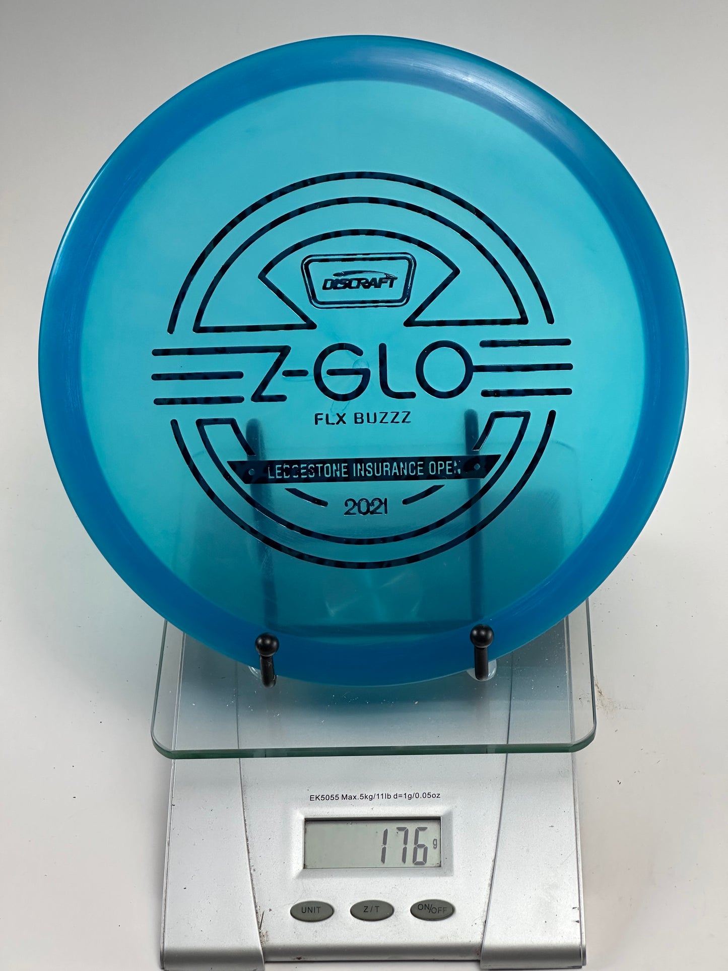 Discraft Buzzz Z Glo FLX 2021 Ledgestone Blue Midrange