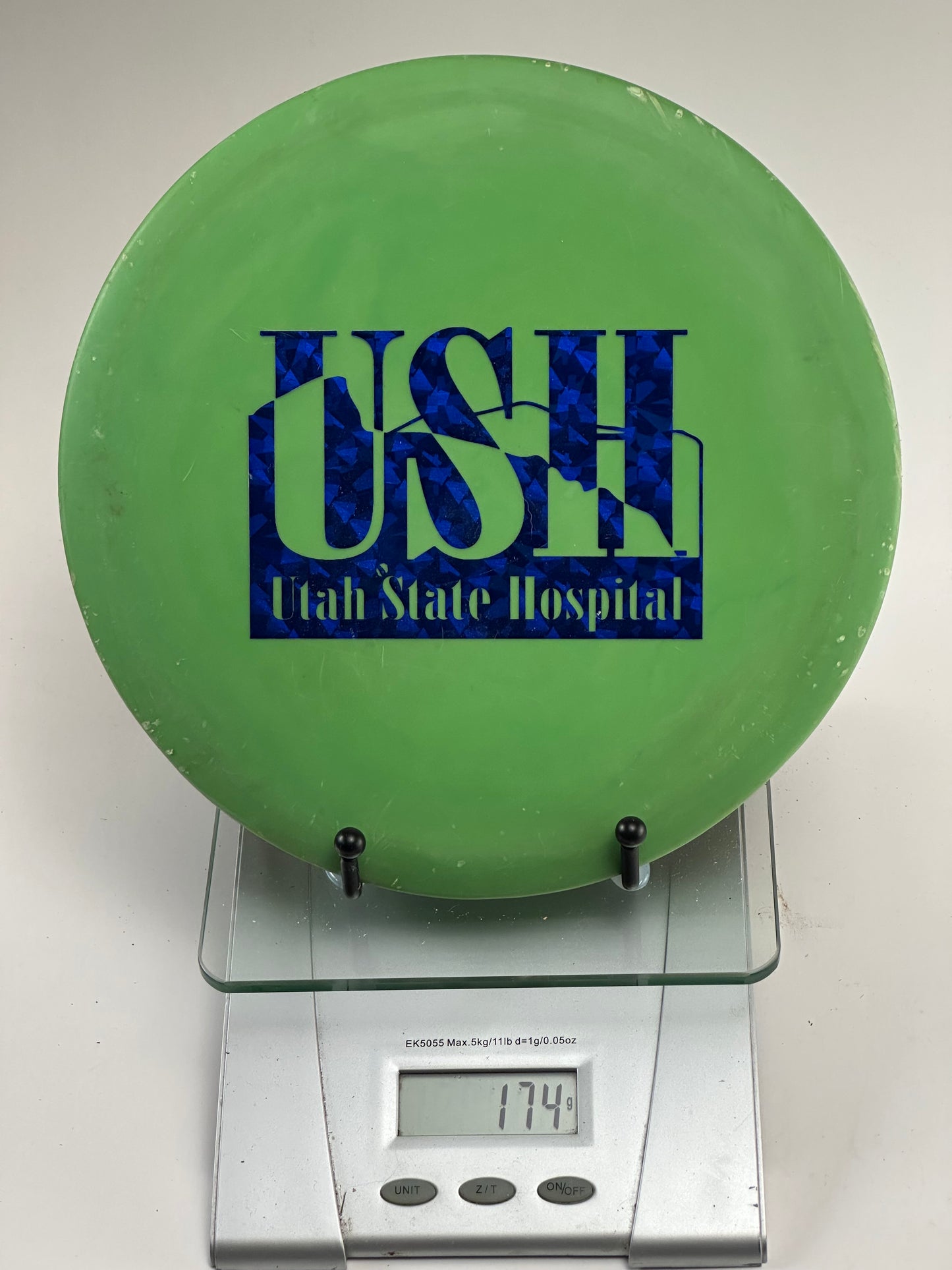 Discraft Buzzz Z Midrange | Green | Utah State Hospital Blue Foil Stamp