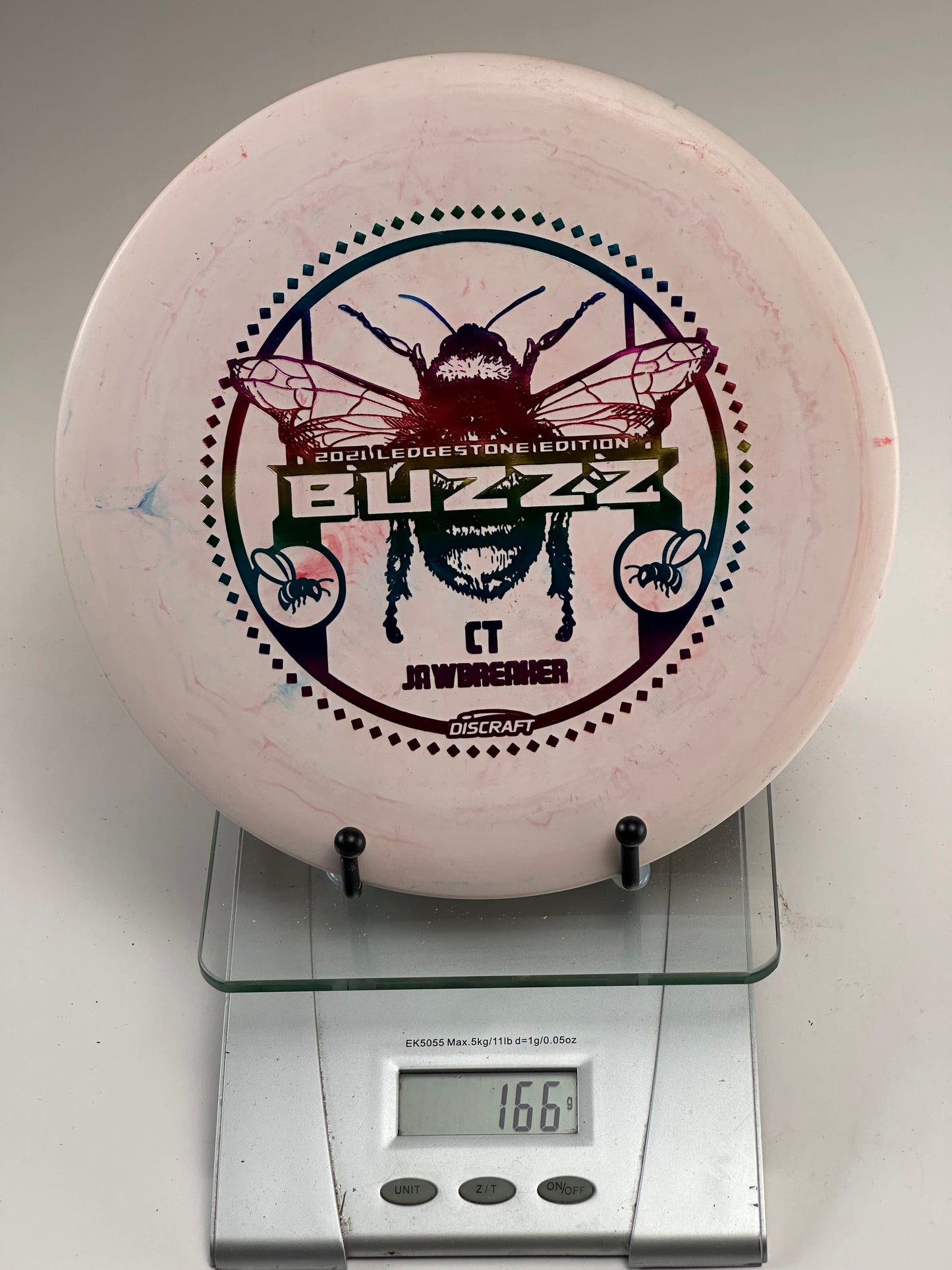Discraft Buzzz Z Glo (2021 Ledgestone) CT Jawbreaker Stamp