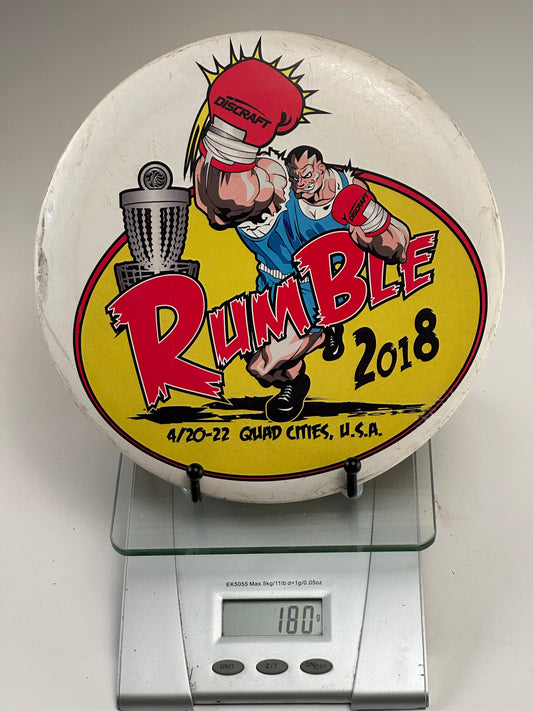Discraft ESP Buzzz Midrange (2018 Rumble full-color stamp) White 180g