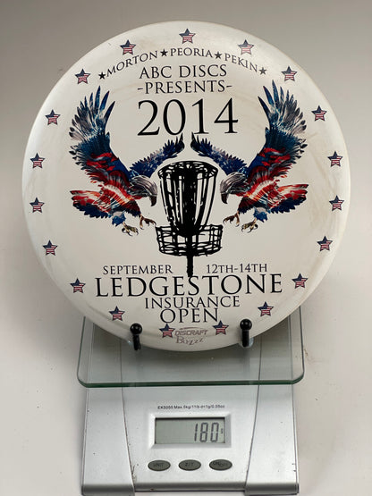 Discraft ESP Buzzz 2014 Ledgestone Insurance Open Tournament Stamp