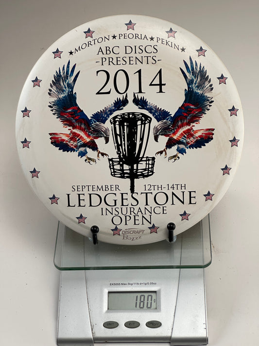 Discraft ESP Buzzz 2014 Ledgestone Insurance Open Tournament Stamp