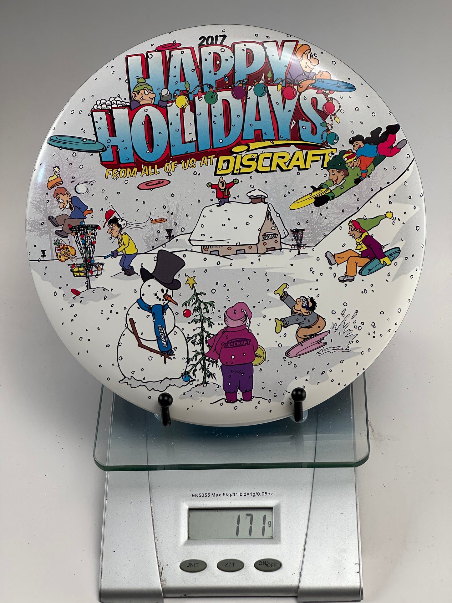 Discraft ESP Buzzz Midrange (2017 Happy Holidays Full-Color Stamp) 171g