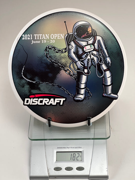 Discraft ESP Buzzz 2021 Titan Open Astronaut Stamp White Midrange