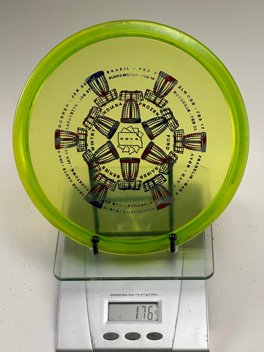 Discraft Z Buzzz Midrange (2020 Indiana Frozen Fundraiser) Clear Yellow