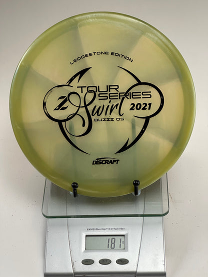 Discraft Buzzz OS Z Swirl Tour Series Ledgestone 2021 – Swirly Yellow