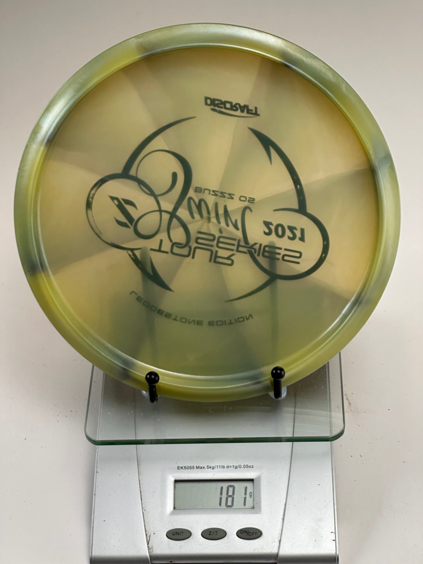 Discraft Buzzz OS Z Swirl Tour Series Ledgestone 2021 – Swirly Yellow