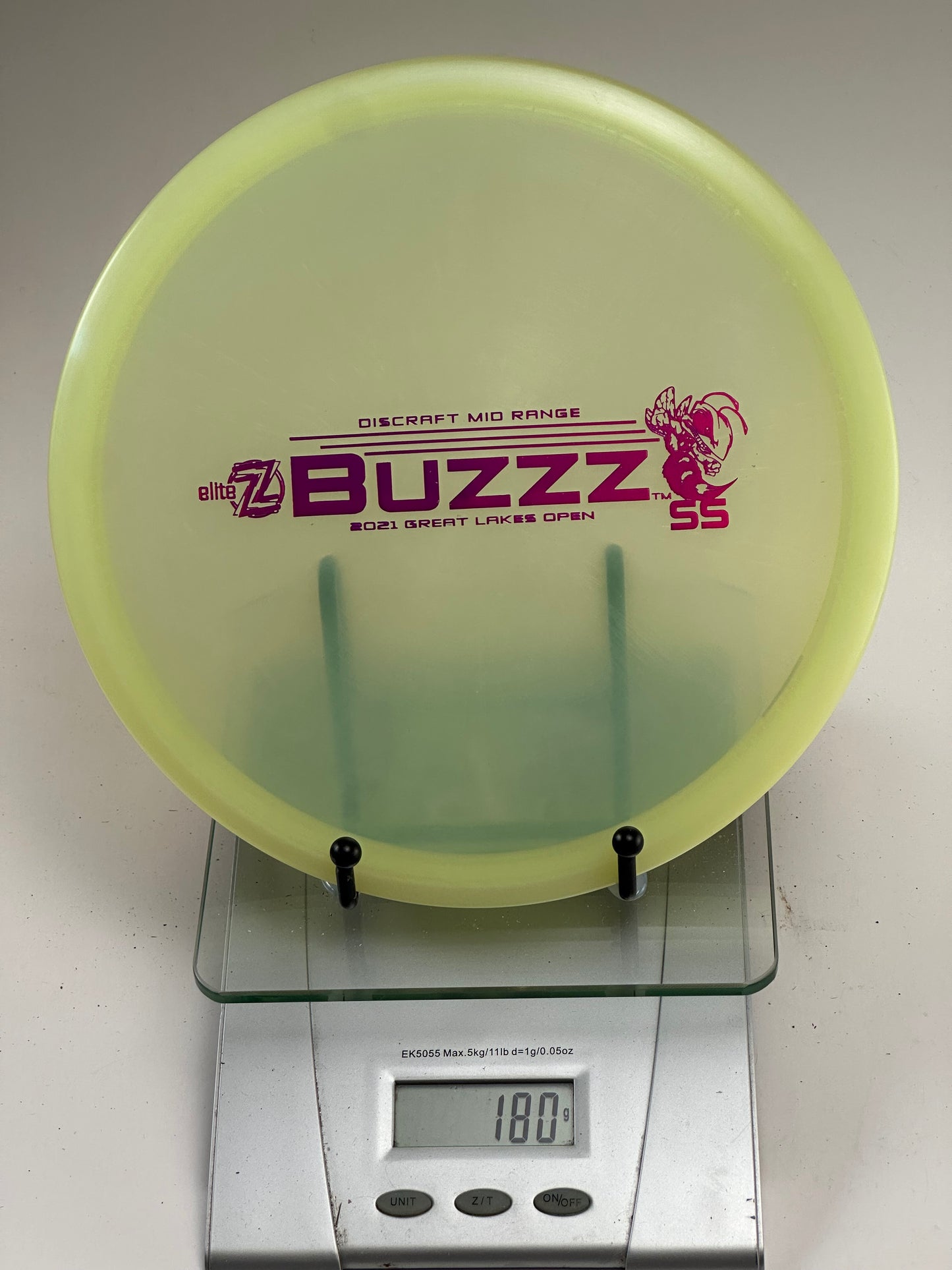 Discraft Buzzz SS Elite Z 2021 Great Lakes Open Midrange (180g) - Yellow