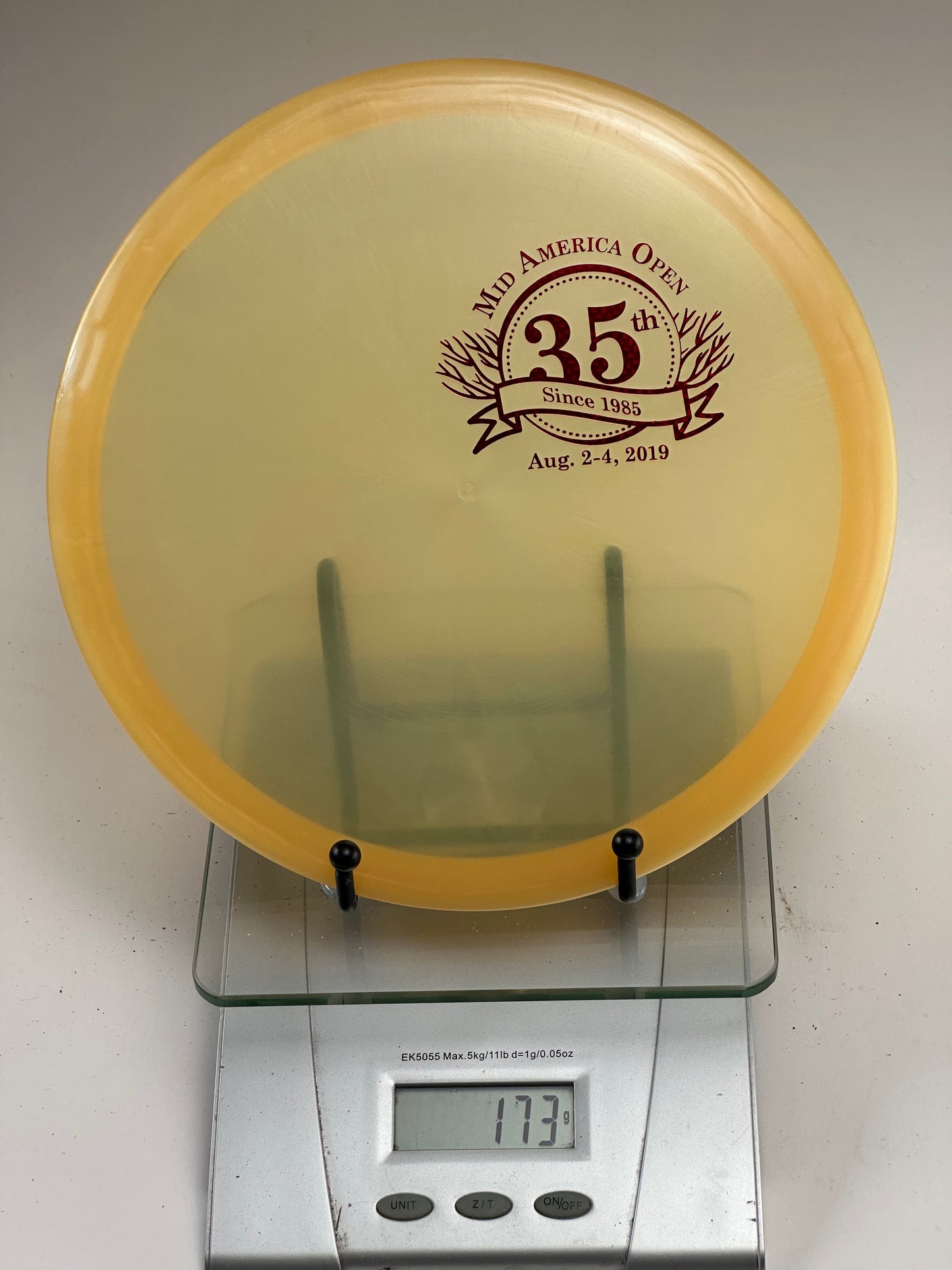 Discraft Buzzz SS Elite Z Mid America Open 35th (2019) Yellow 173g