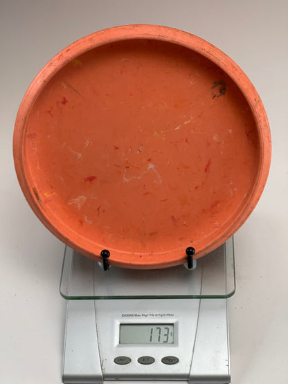 Discraft Jawbreaker Challenger Putter - Orange Swirl, Blue Foil Stamp (Used)