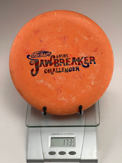 Discraft Jawbreaker Challenger Putter - Orange Swirl w/ Black Stamp