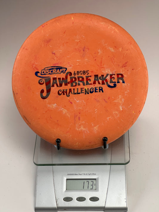 Discraft Jawbreaker Challenger Putter - Orange Swirl w/ Black Stamp