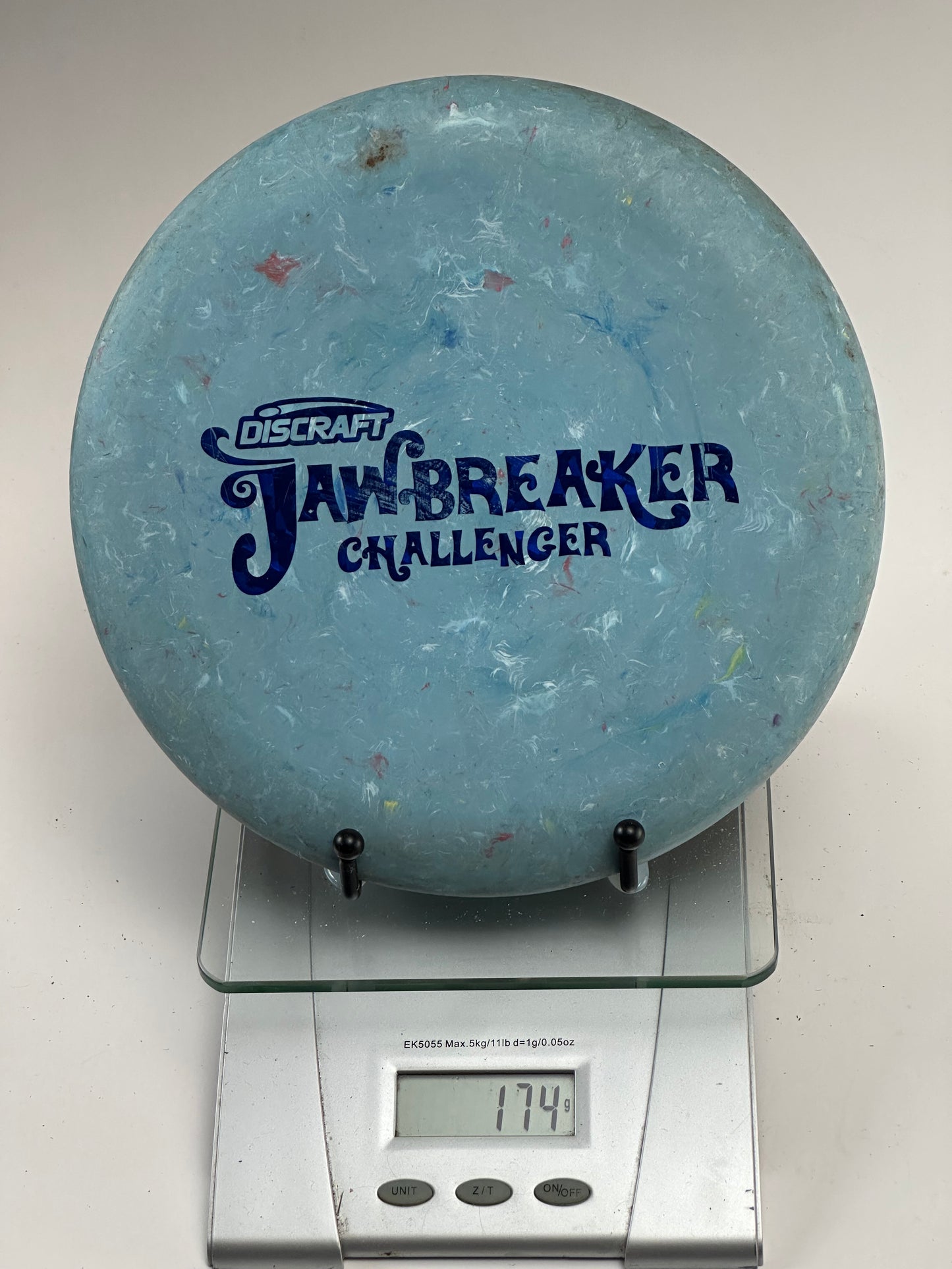 Discraft Jawbreaker Challenger Putter – Swirly Blue, Blue Stamp (Used)