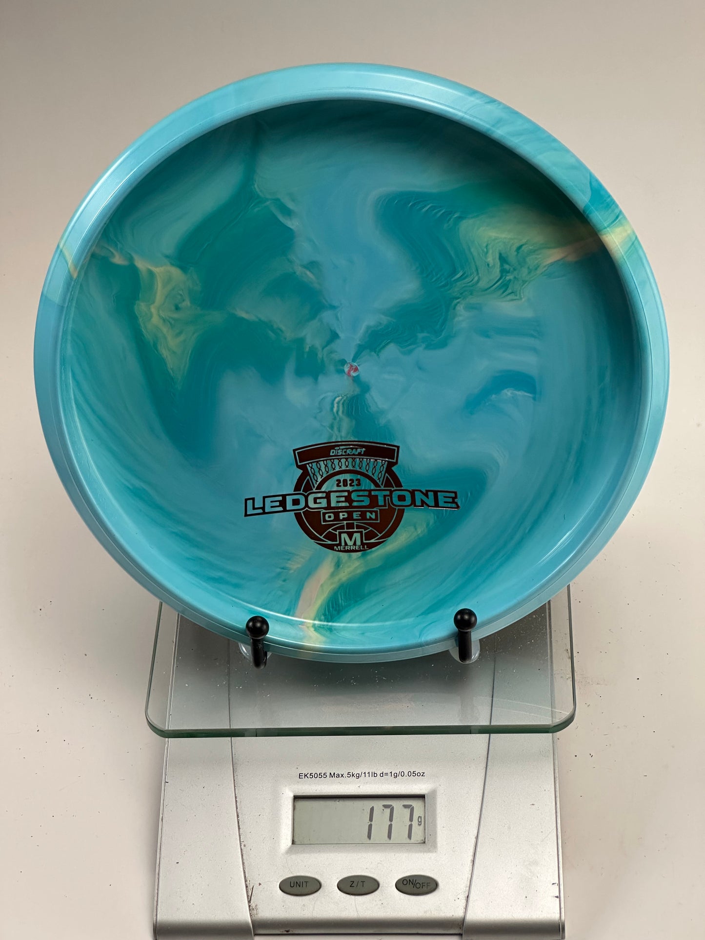 Discraft Ti FLX Challenger (2023 Ledgestone) Swirly Blue 177g