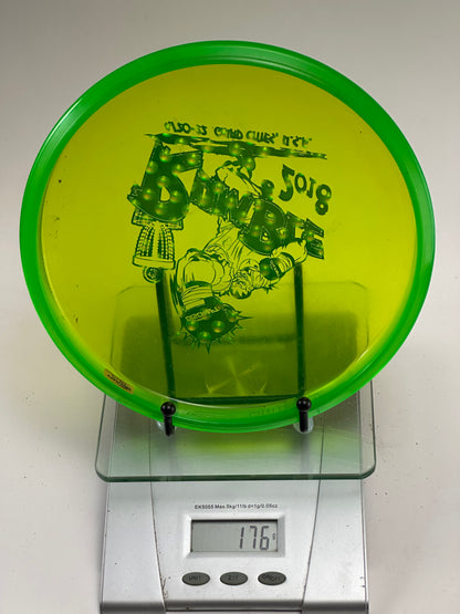 Discraft Cryztal Z Challenger Rumble 2018 Gold Foil, Transparent Yellow-Green