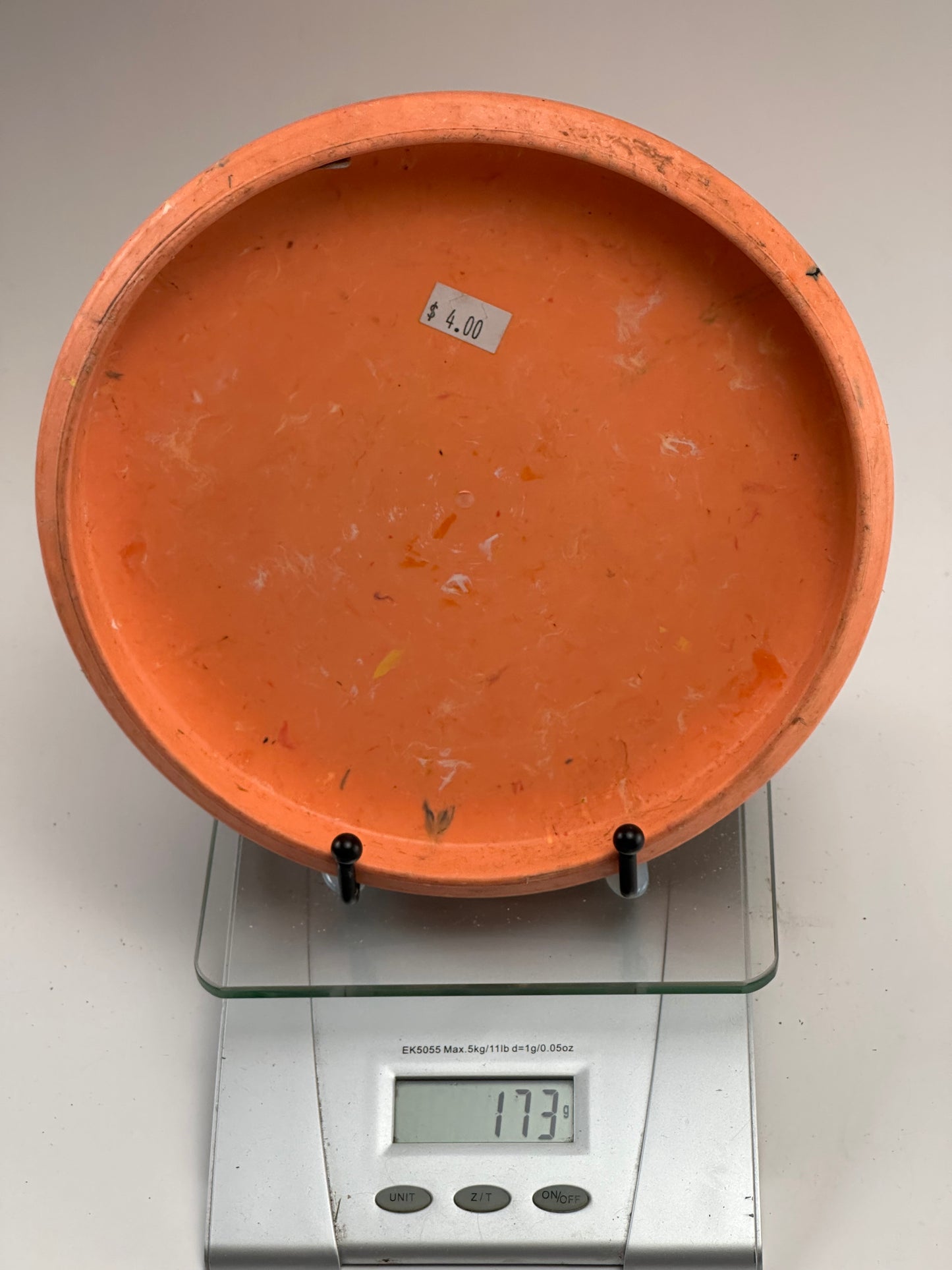 Discraft Jawbreaker Challenger Putter - Orange Swirl, Blue Foil Stamp (Used)
