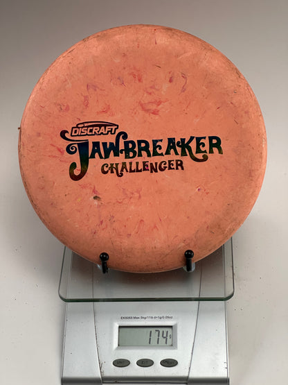 Discraft Jawbreaker Challenger Putter – Orange Swirl, Jawbreaker Stamp (Used)