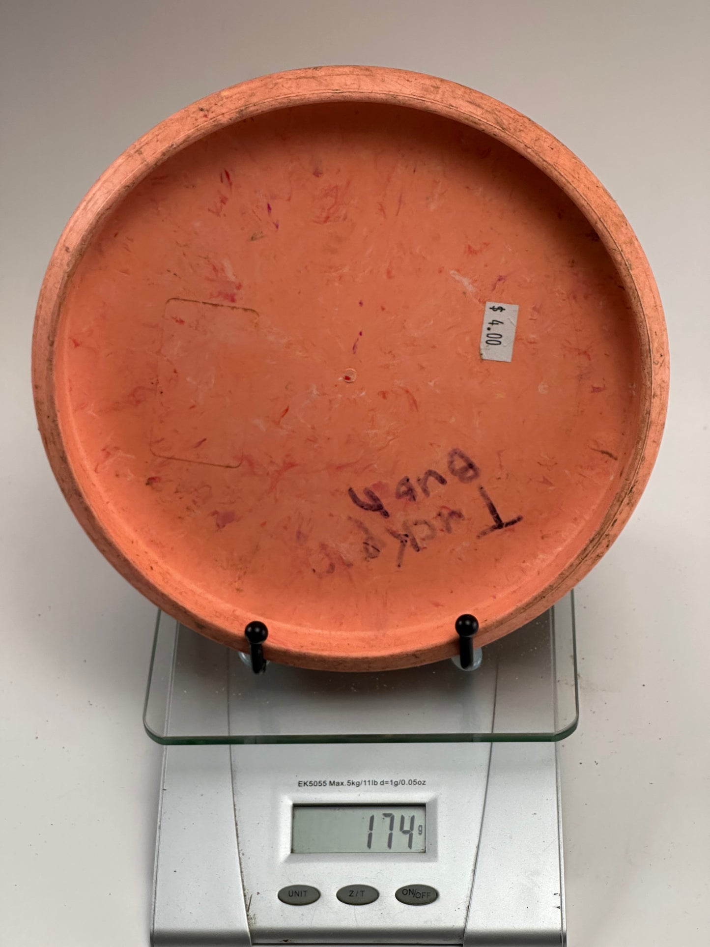 Discraft Jawbreaker Challenger Putter – Orange Swirl, Jawbreaker Stamp (Used)
