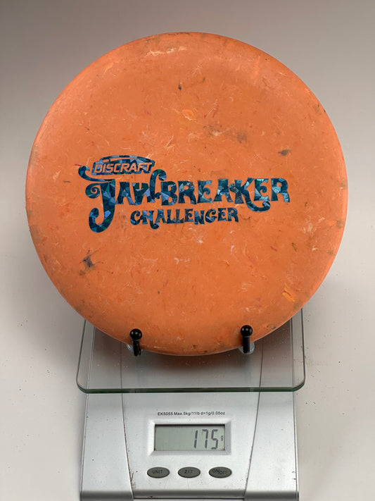 Discraft Jawbreaker Challenger Putter – Orange Swirl w/ Blue Stamp (Used)