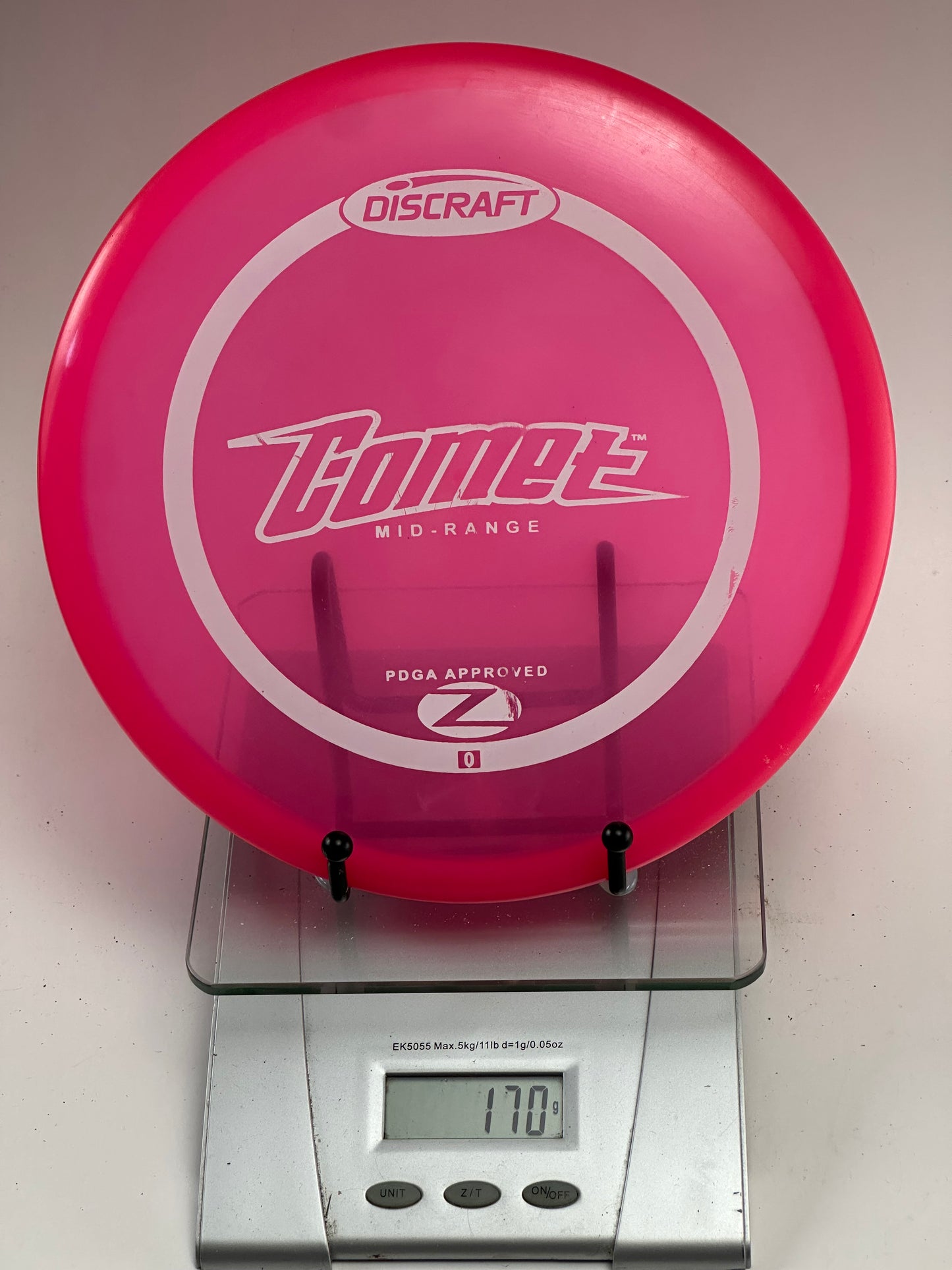 Discraft Comet Z Line Midrange | Transparent Pink
