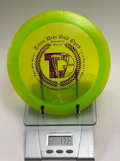 Discraft Z Crank Distance Driver – Titan Disc Golf Open 2016 Stamp (173g)