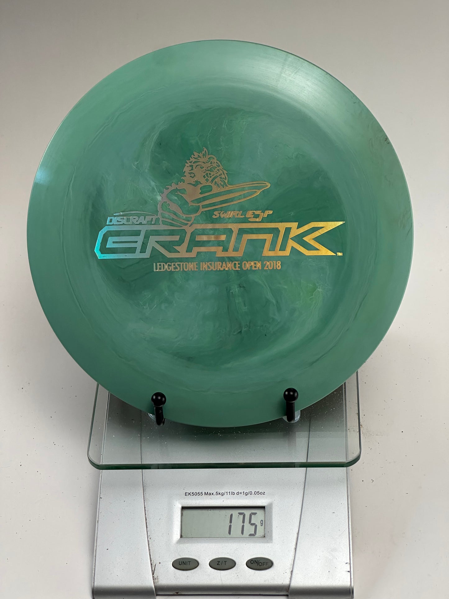 Discraft Crank Swirl ESP (Ledgestone 2018) Green Swirl 175g