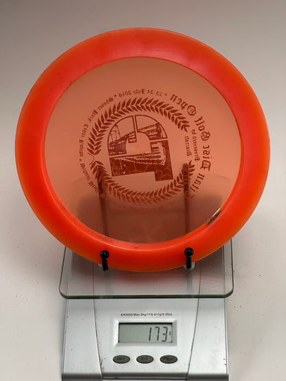 Discraft Z Crank (Titan Disc Golf Open 2016) Transparent Orange 173g