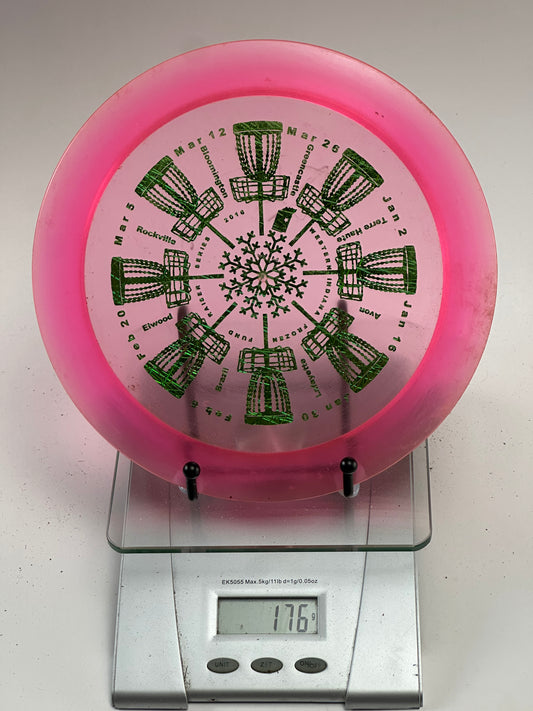 Discraft Z Crank 2010 Frozen Indiana Series Stamp – Translucent Pink