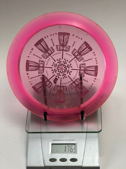 Discraft Z Crank 2010 Frozen Indiana Series Stamp – Translucent Pink