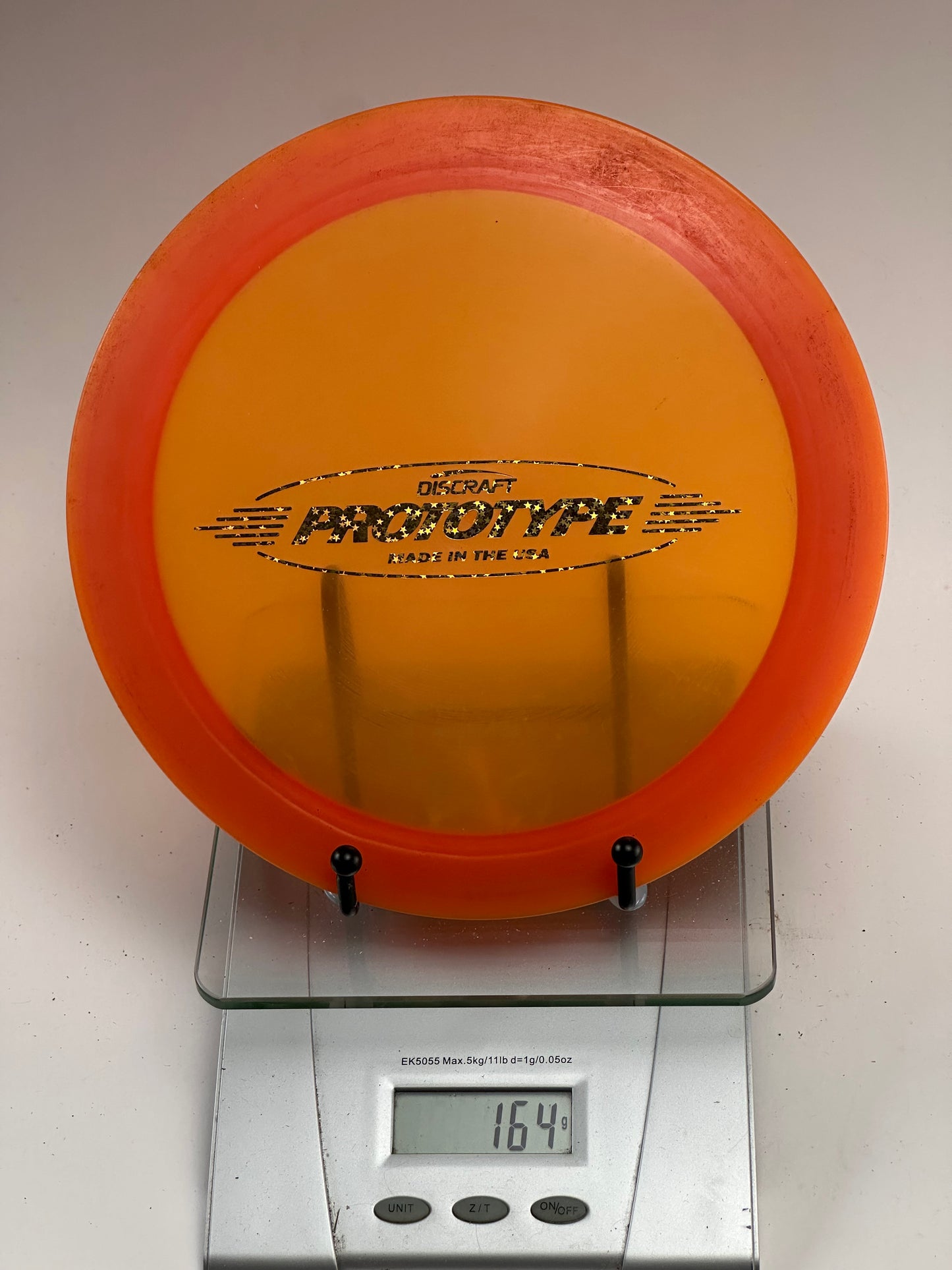 Discraft Prototype Crank SS Z (164g) Transparent Orange w/ Orange Rim